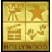 HOLLYWOOD GOLD SQUARE PIN